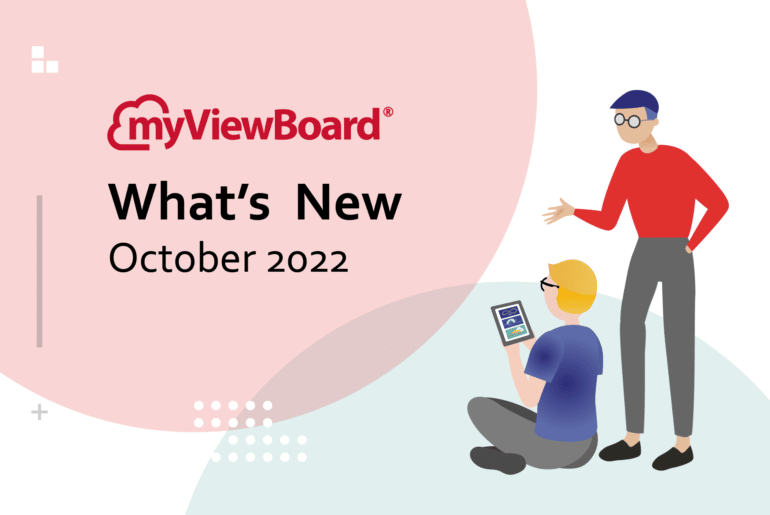 myViewBoard What's New in October 2022