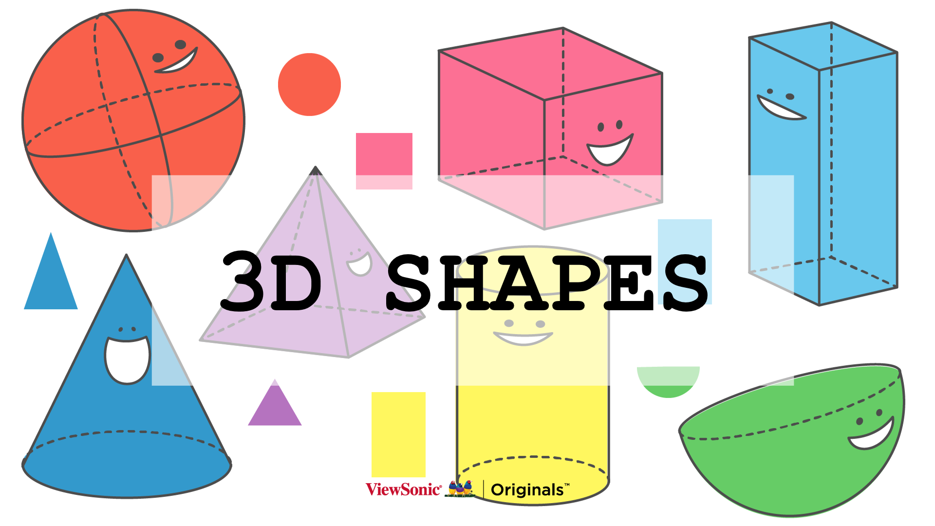 3D Shapes Anchor Chart